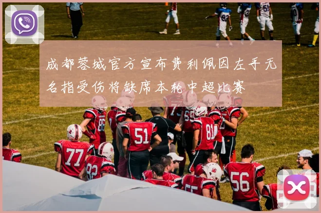 成都蓉城官方宣布费利佩因左手无名指受伤将缺席本轮中超比赛
